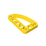 Technic Beam 3 x 5 L-Shape with Quarter Ellipse Thin #32250 Yellow