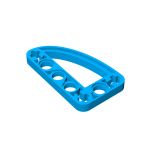 Technic Beam 3 x 5 L-Shape with Quarter Ellipse Thin #32250 Dark Azure