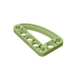 Technic Beam 3 x 5 L-Shape with Quarter Ellipse Thin #32250 Olive Green