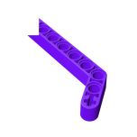 Technic Beam 1 x 9 Bent (7 - 3) Thick #32271  Dark Purple Gobricks