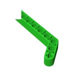 Technic Beam 1 x 9 Bent (7 - 3) Thick #32271  Bright Green Gobricks