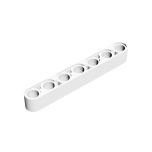 Technic Beam 1 x 7 Thick #32524 White