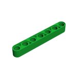 Technic Beam 1 x 7 Thick #32524 Green