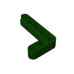 Technic Beam 3 x 5 L-Shape Thick #32526  Dark Green Gobricks
