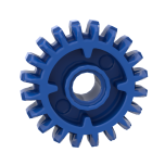 Technic Gear 20 Tooth Double Bevel with Clutch on Both Sides #35185