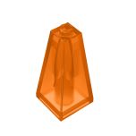 Slope 75 2 x 2 x 3 Double Convex #3685 Trans-Orange