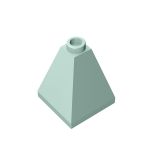 Slope 75 2 x 2 x 2 Quadruple Convex #3688 Light Aqua