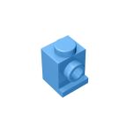 Brick Special 1 x 1 with Headlight and No Slot #4070 Medium Blue