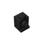 Brick Special 1 x 1 with Headlight and No Slot #4070 Black