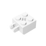 Hinge Brick 2 x 2 Locking with 2 Fingers Vertical and Axle Hole, 9 Teeth #40902
