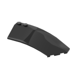 Wedge Curved 8 x 3 x 2 Open Right #41749 