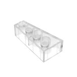 Wedge 4 x 2 Right #41767  Trans-Clear Gobricks