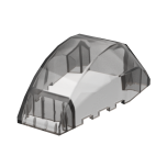 Windscreen 6 x 4 x 2 Wedge Curved #41883