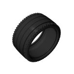 Tire 68.8 x 36 Zr #44771 Black