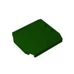 Slope Curved 4 x 4 x 2/3 Triple Curved with 2 Studs #45677  Dark Green Gobricks