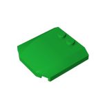 Slope Curved 4 x 4 x 2/3 Triple Curved with 2 Studs #45677  Green Gobricks