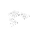 PLATE 6X4 W/ANGLE #47407 Trans-Clear 1KG