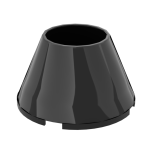 Cone 4 x 4 x 2 Hollow No Studs #4742