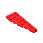 Wedge Plate 8 x 3 Right #50304  Red Gobricks