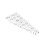Wedge Plate 8 x 3 Right #50304  Trans-Clear Gobricks