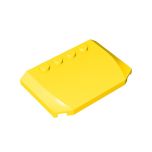 Slope Curved 4 x 6 x 2/3 Triple Curved with 4 Studs #52031 Yellow