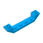 Slope Inverted 45 6 x 1 Double with 1 x 4 Cutout #52501 Dark Azure