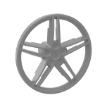 Wheel Cover 5 Spoke without Centre Stud - 35mm D. #54086