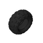 Tire 56 x 26 Balloon #55976 Black Gobricks