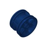Wheel 30.4mm D.x20mm With No Pin Holes And Reinforced Rim #56145 Dark Blue