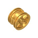 Wheel 30.4mm D.x20mm With No Pin Holes And Reinforced Rim #56145 Pearl Gold