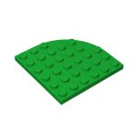 Plate Round Corner 6 x 6 #6003 Green