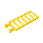 Bar 7 x 3 with Double Clips (Ladder) #6020 Yellow Gobricks