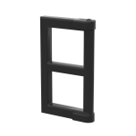 Pane For Window 1 x 2 x 3 With Thick Corner Tabs #60608