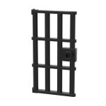 Door 1 x 4 x 6 Barred with Stud Handle #60621