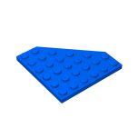 Wedge Plate 6 x 6 Cut Corner #6106 Blue Gobricks