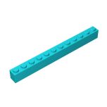 Brick 1 x 12 #6112 Medium Azure