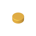 Tile Round 1 x 1 #98138 with eyelash
