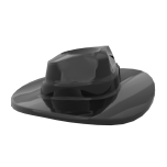 Minifig Hat Wide Brim, Outback Style (Fedora) #61506