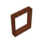 Door Frame 1 x 4 x 4 (Lift) #6154  Reddish Brown Gobricks