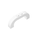 Brick Arch 1 x 6 x 2 Curved Top #6183 White