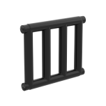 Bar 1 x 4 x 3 - End Tabs #62113 