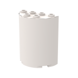Cylinder Half 2 x 4 x 4 #6259