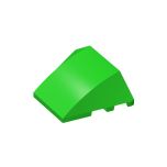 Wedge Curved 4 x 3 No Studs [Plain] #64225