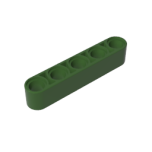 Technic Beam 1 x 5 Thick #32316 Army Green Gobricks