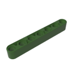 Technic Beam 1 x 7 Thick #32524 Army Green Gobricks