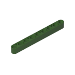 Technic Beam 1 x 9 Thick #40490  Army Green Gobricks