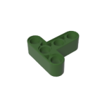 Technic Beam 3 x 3 T-Shape Thick #60484  Army Green Gobricks