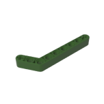 Technic Beam 1 x 9 Bent (7 - 3) Thick #32271  Army Green Gobricks