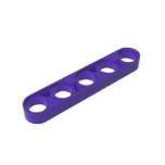 Technic Beam 1 x 5 Thin #32017 Dark Purple Gobricks