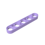 Technic Beam 1 x 5 Thin #32017 Lavender Gobricks